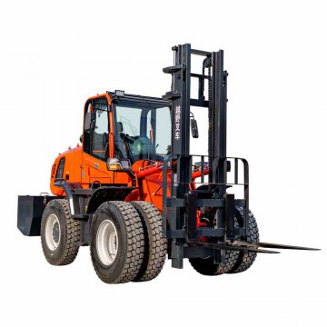 How to shift gears correctly on an off-road forklift?